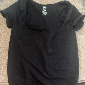 Aura Black Short Sleeve Women's Tee